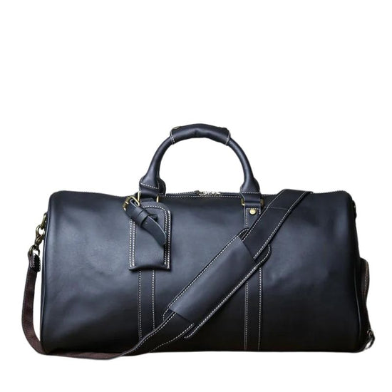 Sac Week-End Femme Cuir Noir