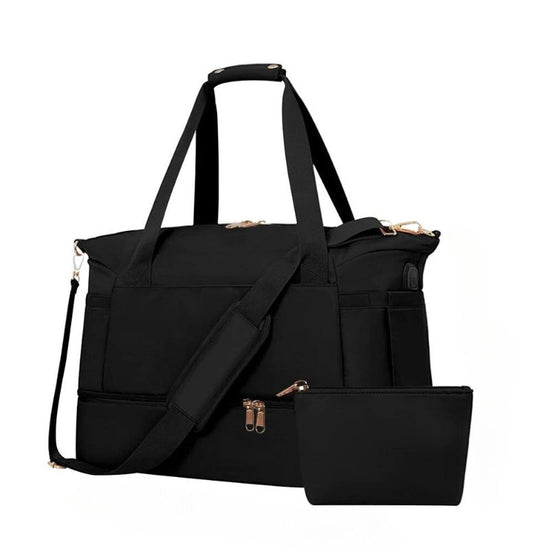 Sac de Voyage Femme Pratique Noir