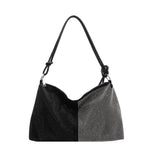Petit Sac Épaule Femme Noirt et Blanc