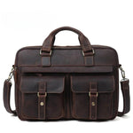 Sac Porte-Document Homme Luxe Marron