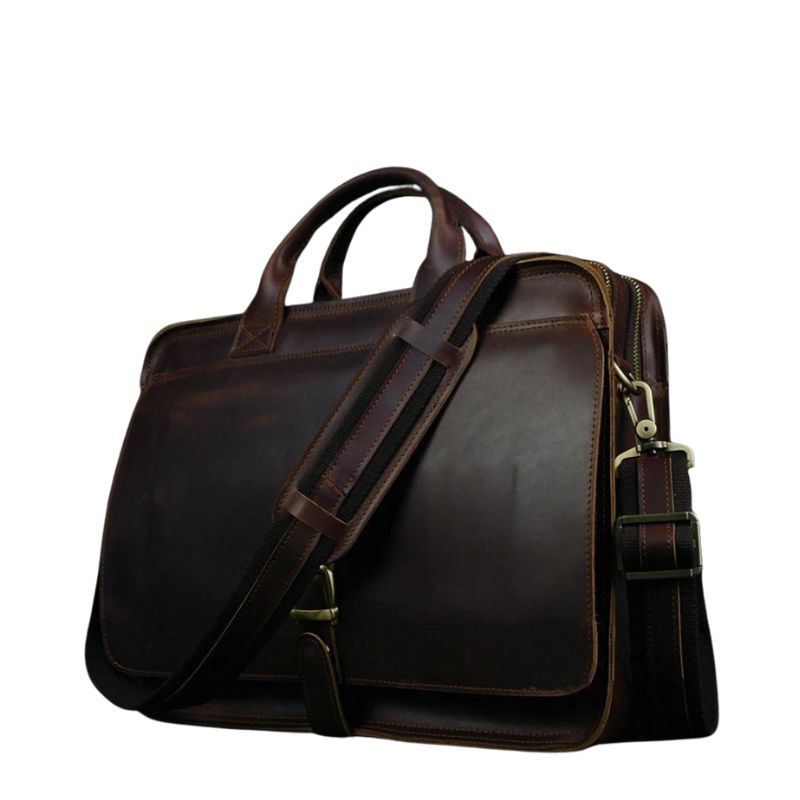 Sac Cuir Marron Homme Luxe