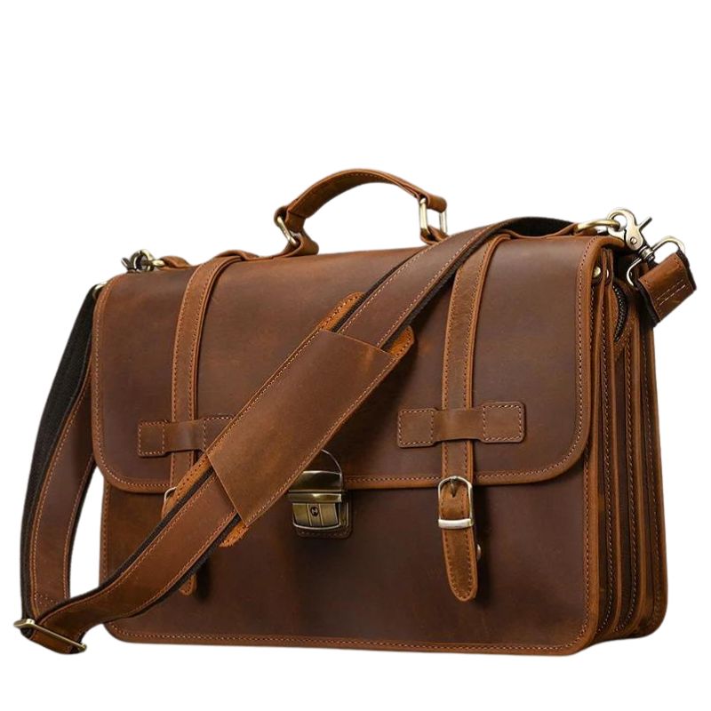 Sac Ordinateur Cuir Vintage