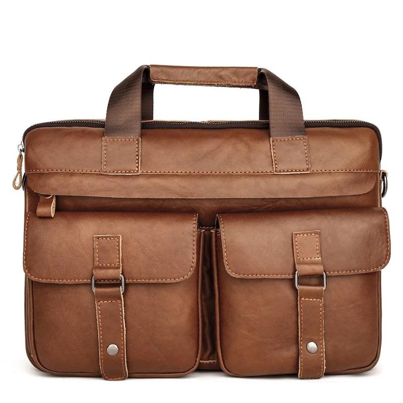 Sac Ordinateur Homme Cuir Marron