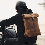 Sac à Dos Moto Cuir