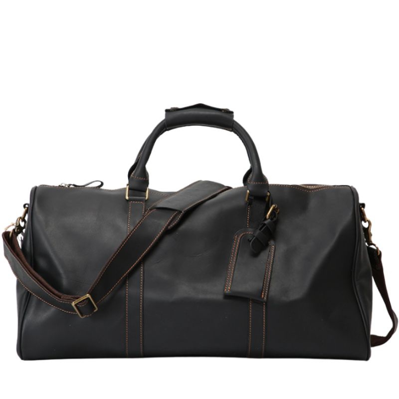 Sac Bandoulière Cuir Noir Homme