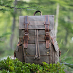 Sac à Dos Chic Femme Vintage Vert