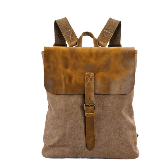 Sac à Dos Moto Femme Vintage Marron