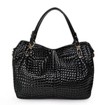 Sac Noir Croco