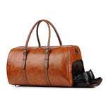 Sac de Voyage Imitation Cuir Marron