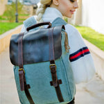 Sac à Dos Bleu Clair Femme