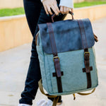 Sac à Dos Bleu Vintage