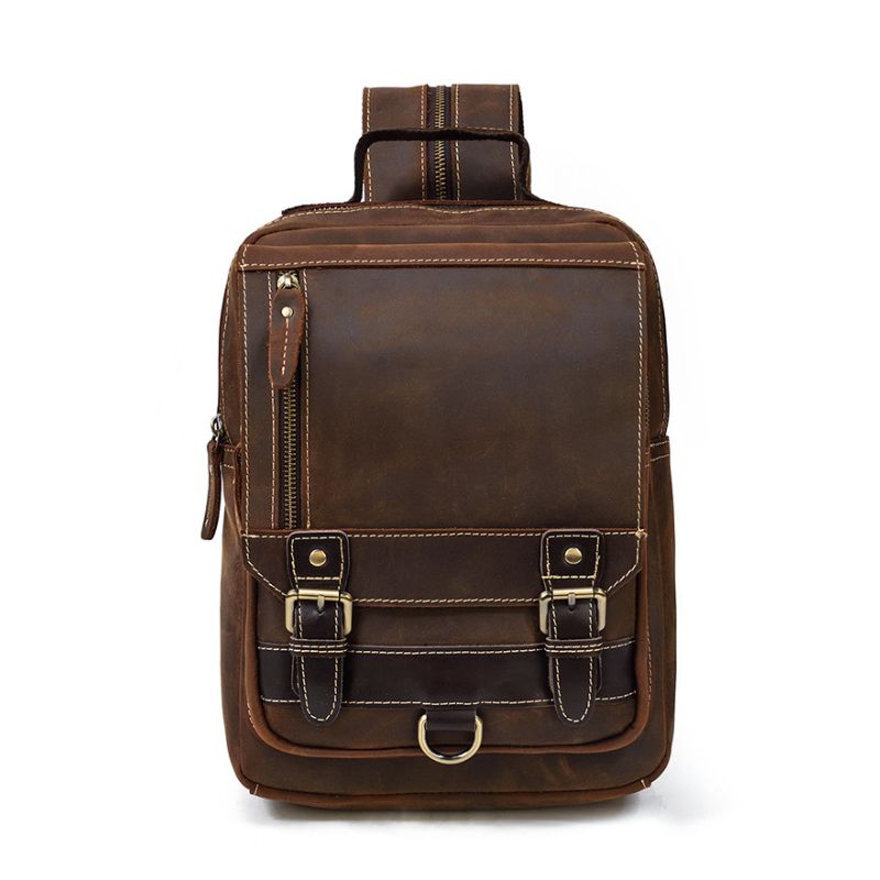 Petit Sac à Dos en Cuir pour Homme