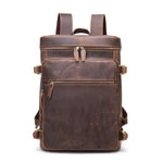 Sac à Dos Cuir Marron Vintage