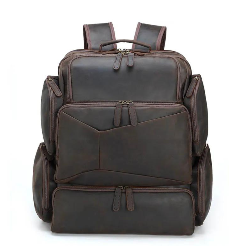 Grand Sac à Dos en Cuir