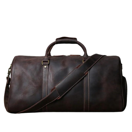 Sac 48H en Cuir Marron