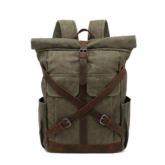 Sac à Dos Femme Cuir et Toile