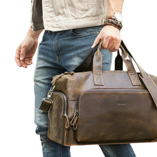 Sac Voyage 48H Homme Cuir Voyages Premium